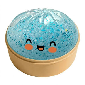 COD# Cute Dumpling Squishy Glitter Stress Reliever Dumpling Fidget ToysSlow Rising Soft Squeeze Toy