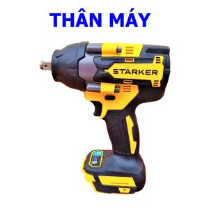 Máy siết bulong STARKER lực búa 700N.m  Máy bắn ốc chân pin phổ thông lõi đồng 100%