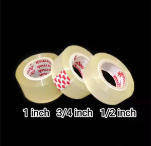 ADHESIVE TAPE Small Core 1inch 3/4"inch 1/2"inch 25Meters (ST)
