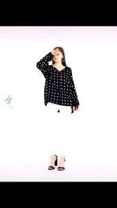 THERESITA SHIRT/KEMEJA OVERSIZE LD 120 cm JUMBO FIT TO XXL