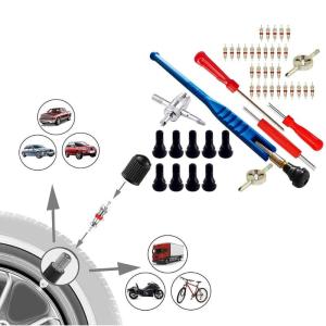 47pcs van lốp dụng cụ lắp đặt thiết lập xây dựng bằng kim loại Van Stem cài đặt thiết lập nâng cấp cho chuyên nghiệp & nhà sử dụng
