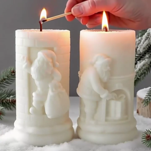 Multipurpose Festival Santa Claus Cylinder Mould Holiday Decoration