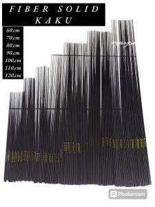 FIBER SOLID BAHAN KAKU SEDANG FIBER UNTUK UJUNG JORAN HUSUS WARNA HITAM 50CM 150CM