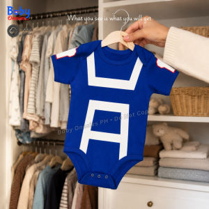 My Hero Academia Baby Onesie 0-12M Cotton Anime Costume Bodysuit Newborn Infant Baby Boy Girl Outfit