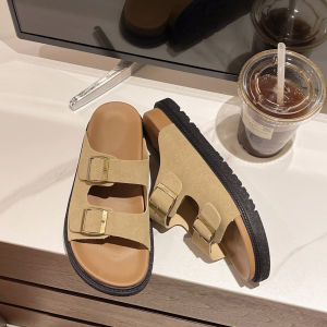 Free Shipping WomenS New Spring And Summer Collection: Thick-Soled Slip-On Sandals With Soft Soles Perfect For Casual Wear