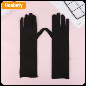 【2-3 days delivery】 1Pair Mittens Sunscreen Driving Gloves Stretch Women Anti UV Mid-long Breathable Glove For Spring Summer Thin Gloves