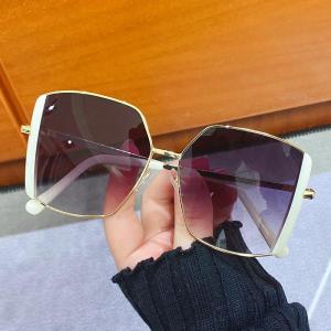 JN IMPRESSION แว่นตากันแดดแฟชั่นแว่นกันแดดกรอบสี่เหลี่ยมขนาดใหญ่ป้องกันรังสียูวีชุดเด็กผู้หญิงติดถนน