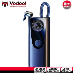 12V Portable Air Compressor with Precise Pressure Measurement Lightweight Tire Inflator for Travel and Emergency Use