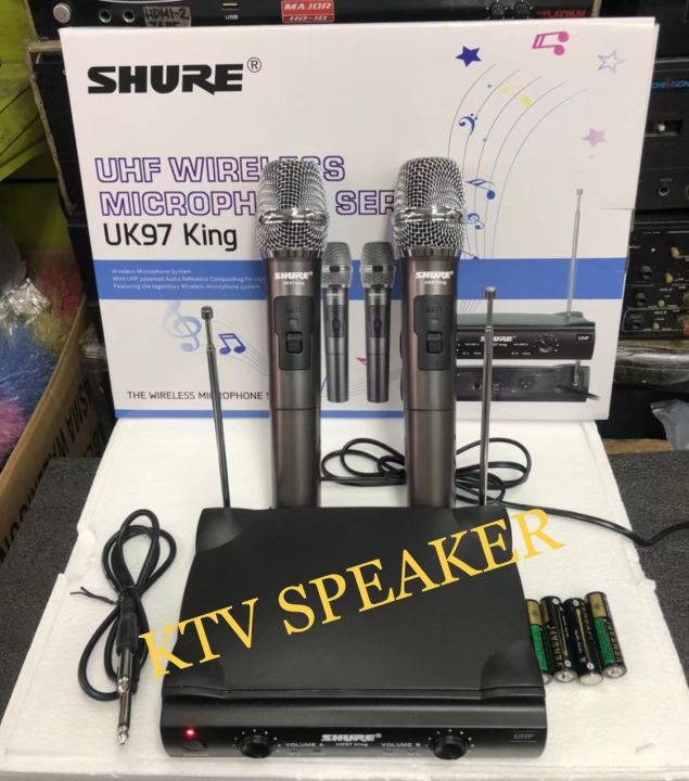 SHURE UHF Wireless Microphone Series UK97 King tested before ship