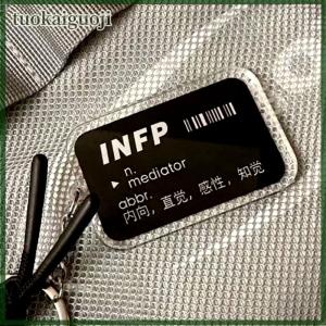 tuokaiguoji Vui MBti Cá Tính Acrylic Keychain Mặt Dây Chuyền Cho Nam Giới Phụ Nữ Xe Vòng Chìa Khóa Sáng Tạo Ba Lô Trang Trí Phụ Kiện Quà Tặng