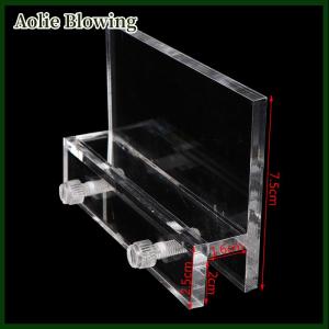 Aolie 1pc Aquarium Clear Fish Tank LED Light Holder Lamp Fixtures Support Stand Decorations