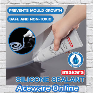 90ML Imakara Silicone Sealant Kitchen Sink Waterproof Clear Rubber Edge Sealing Glue Mouldproof Sealant Glass Metal 密封胶