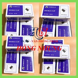 [SALE] Kẹp Bướm Slecho/Echomax 15mm19mm25mm32mm41mm51mm (1 Hộp 12 Cái) Giúp Bạn Sắp Xếp Giấy Tờ Hợp Lý Gọn Gàng Bền Đẹp Tiện Dụng