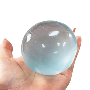 K0Y9VB4G Soft Coconut Oil Squishy Ball Blue Transparent Maltose Squishy Toy Gift Quick-rebound Ball Quick-rebound Squeeze Toy For Kids Adults
