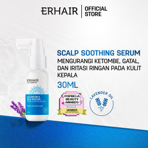 [SERUM ANTI KETOMBE] ERHAIR Scalperfect Soothing Scalp Serum 70 ml - Menenangkan Kulit Kepala Gatal Iritasi Minyak dan Mengurangi Ketombe Seboroik