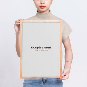 [HÀNG CAO CẤP] Khung ảnh A3 gỗ sồi khung tranh treo Tường 30x42 cm 6 màu sắc lựa chọn