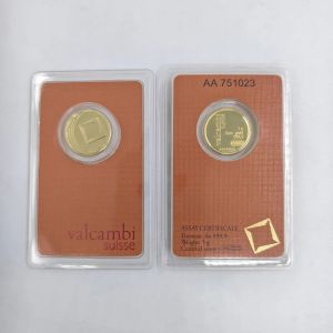 Orange 5g 20g 100g High Quality VB Gold Plated Bar Non-Magnetic Gold Plated Bullion Sealed Packaging Collectibles Business Gift