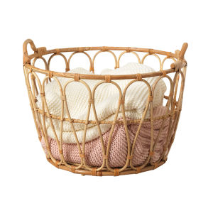 Nordic Wind Rattan Laundry Basket Storage Basket Hotel Laundry Basket Laundry Basket Household Bath Towel Basket