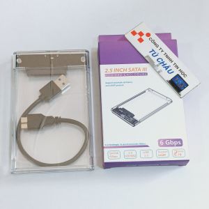 Box ổ cứng 2.5 Sata 3 / Chuẩn cắm USB 3.0 dài 25Cm (Plug And Play)