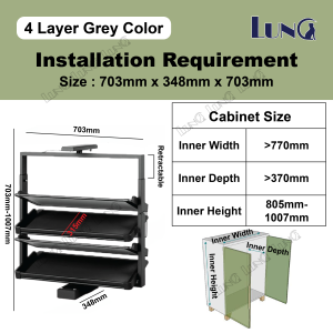 Aluminium shoe rack multi-layer rotating shoe cabinet 360 degree rotating shoe rack 4/6/8 layer shoe cabinet rack