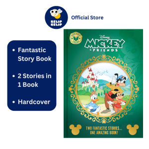 Disney Mickey & Friends Golden Tales Story Book To Read (Hardcover) With 2 Stories For Kids