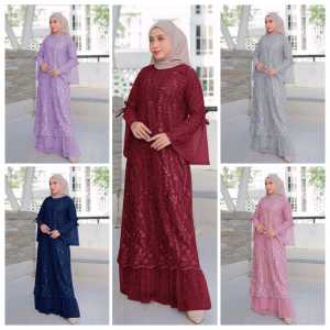 (BISA COD) MAXI NABILA GAMIS KONDANGAN SERAGAMAN BRIDESMAID LAMARAN BAJU LEBARAN WANITA
