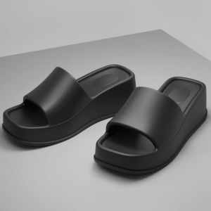 Free Shipping EVA Wedge Heel WomenS Shoes Summer Outdoor Wear Trendy Platform Sandals Open-Toe Design Korean Style Height-Enhancing And Non-Slip