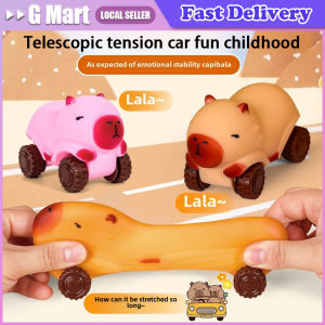 Capybara Depressurise Toy Capybara Fidget Toy with Wheels Creative Portable Vent Toys Cozy Funny Pinch Toy for Kids Adults