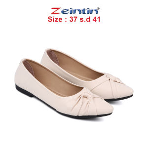 Zeintin - Sepatu Flat Wanita Bahan Sintetis Premium Super Lentur Sepatu Balet Wanita Flat Shoes SB