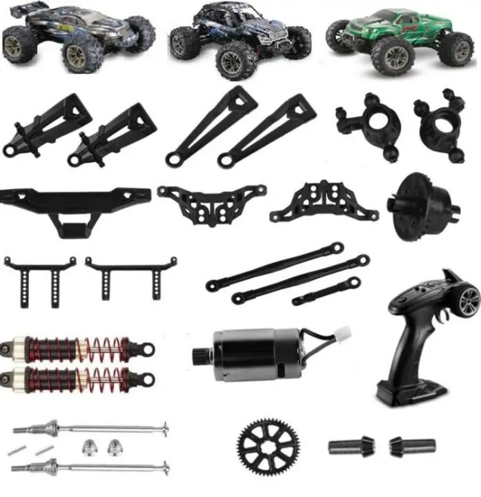 Pneus Q901 Q902 Q903 Lot De 4 Pneus Dropfree 80mm - Améliorez Votre Voiture RC Xinlehong ! Pneus Upgrade Rc 1/16 - 7