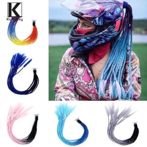 Keranixy Helmet Braids Pigtails Motorcycle Helmet Braid Ponytail Motorbike Riding Helmet Pigtails Braids For Women Men