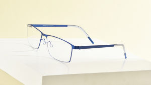 FONEX แว่นตาอัลลอยด์ผู้ชายกรอบแว่นตาสี่เหลี่ยมขอบเต็มสำหรับธุรกิจเบาไม่มีสกรู997แว่นสายตาออกแบบได้ตามต้องการ