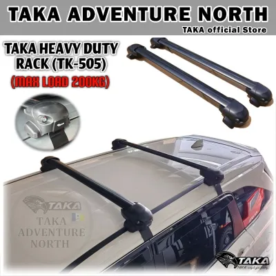TAKA Heavy Duty Roof Rack (TK-505) For Roofbox / RTT / Kayak | MAX LOAD 200KG | LOW NOISE