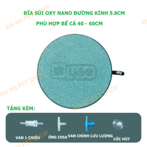 Đĩa sủi Oxy Nano Cao cấp | Đĩa sủi Oxy YEE siêu mịn tăng lượng oxy hòa tan trong nước