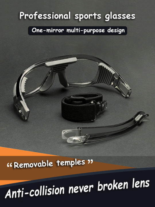 Sports Goggles for Basketball Tennis Safety Eyewear Adjustable Dual