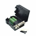 ขั้ว D-Sub Vga ตัวผู้ตัวเชื่อมอะแดปเตอร์15ขา Db15พร้อมสายเคเบิลข้อมูลพลาสติกคลุม36. 