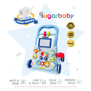 Sugar Baby My Circus Push Walker (Baby Walker)/ Mainan Dorong Bayi/Sugar Baby Mini Car Walker