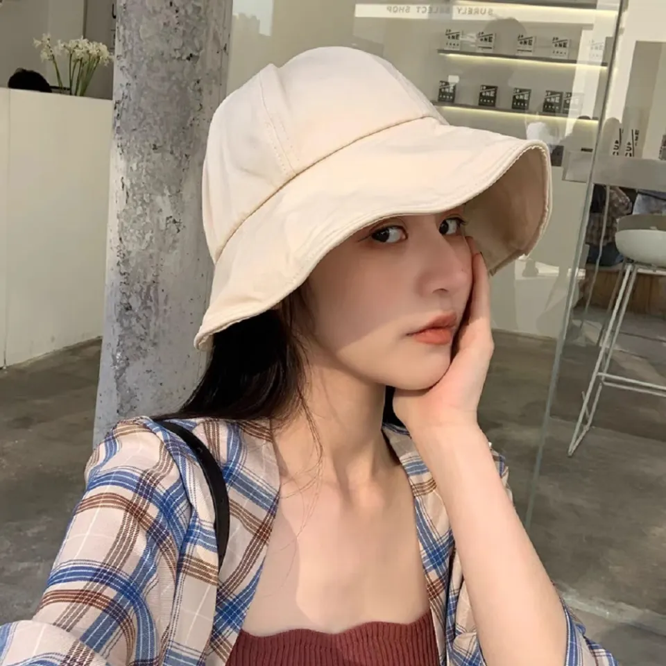 Bucket Hat Women Foldable Sunshade Sun Hats For Women Ladies