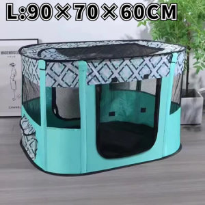 Pet supplies durable Oxford cloth foldable cat and dog cages villas enclosed mosquito nets pet production rooms