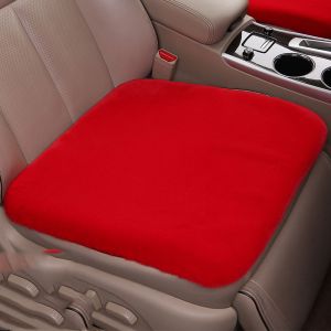SEJUE4373 Removable Warm Car Chair Cover Auto Seat Protector Car Accessories Cushion for Main Driver Seat Cushion Fur Chair Cushion Car Seat Cover Sets Auto Seat Covers