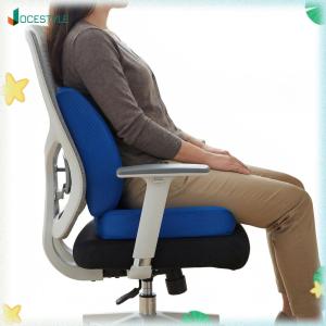 JOCESTYLE Memory Foam Breathable Ergonomic Chair Cushion with Lumbar Support Sitting Ergonomic Cushions for Office Car Travel Airplane