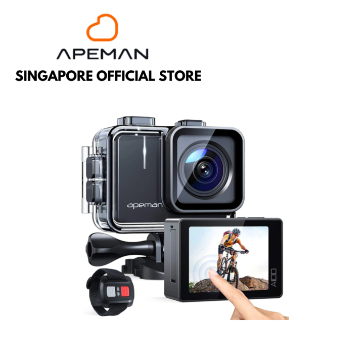 [Best Selling] APEMAN TRAWO A100 4K Action Camera Water proof EIS