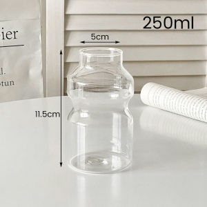 LoviRa 250ml 440ml Creative Drinking Glass Juice Cup Tea Bottle Milk Cups