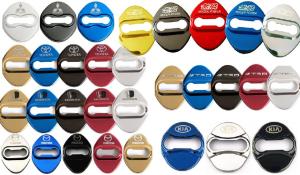 TRD Car Door lock metal cover For Toyota VIOS Camry altis innova revo HILUX corolla cross hiace Metal stainless steel anti-rust Car Accessories