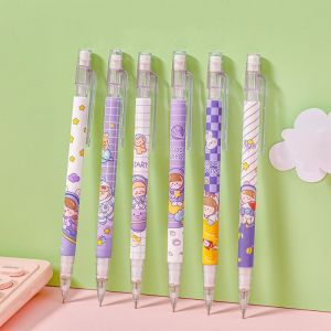 PELLETIZING Animals Mechanical Pencil Peach 0.5mm Press Pen Pencil Refill Astronaut Automatic Pencils Student