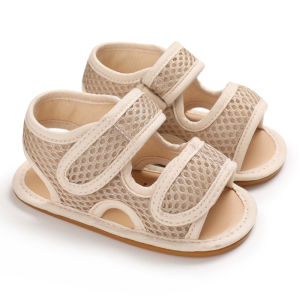 Summer Breathable Boys And Girls Walking Sandals Non Slip Baby Sandals Rubber Soles Baby Velcro Sandals