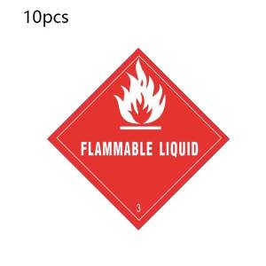 10PCS Stiker K3 / Stiker Simbol / Stiker B3 / Stiker Flammable Liquid / Sticker Flammable Liquid
