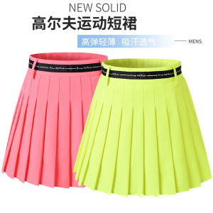 Golf clothing Korean summer skirt anti-exposure sports pleated short skirt half skirt summer quick-drying badminton clothing