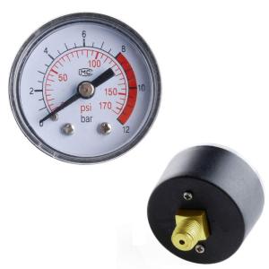 Y40-01 Hydraulic Pressure Gauges Reliable Readings at 0-12 Bar / 0-170PSI Essential for Air Compressor Application
