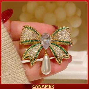 Miễn phí vận chuyển✨ Khí Rhinestone Bowknot trâm cài cho phụ nữ cô gái thời trang tinh tế Corsage thanh lịch phù hợp với pins quần áo phụ kiện Quà Tặng